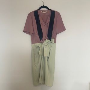 Marni Tie-Front Dress